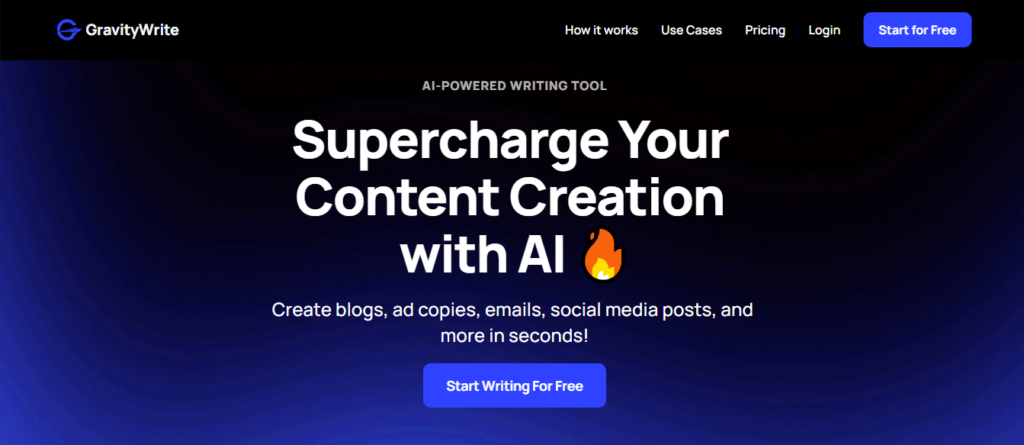 GravityWrite